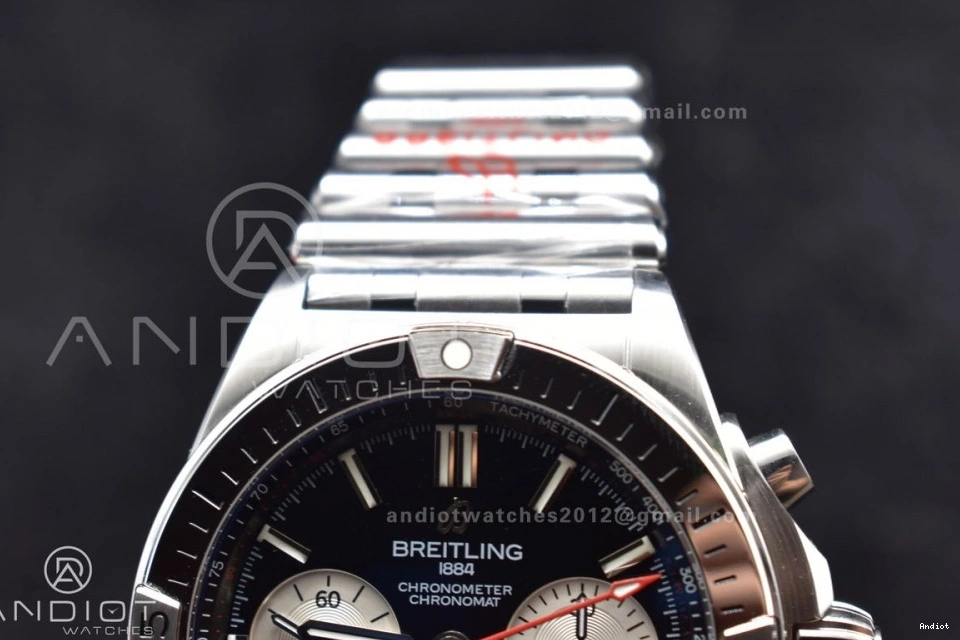 Chronomat 1:1 Black SS Bracelet A7750 42mm Edition B01 Dial Best BLSF on SS 0404